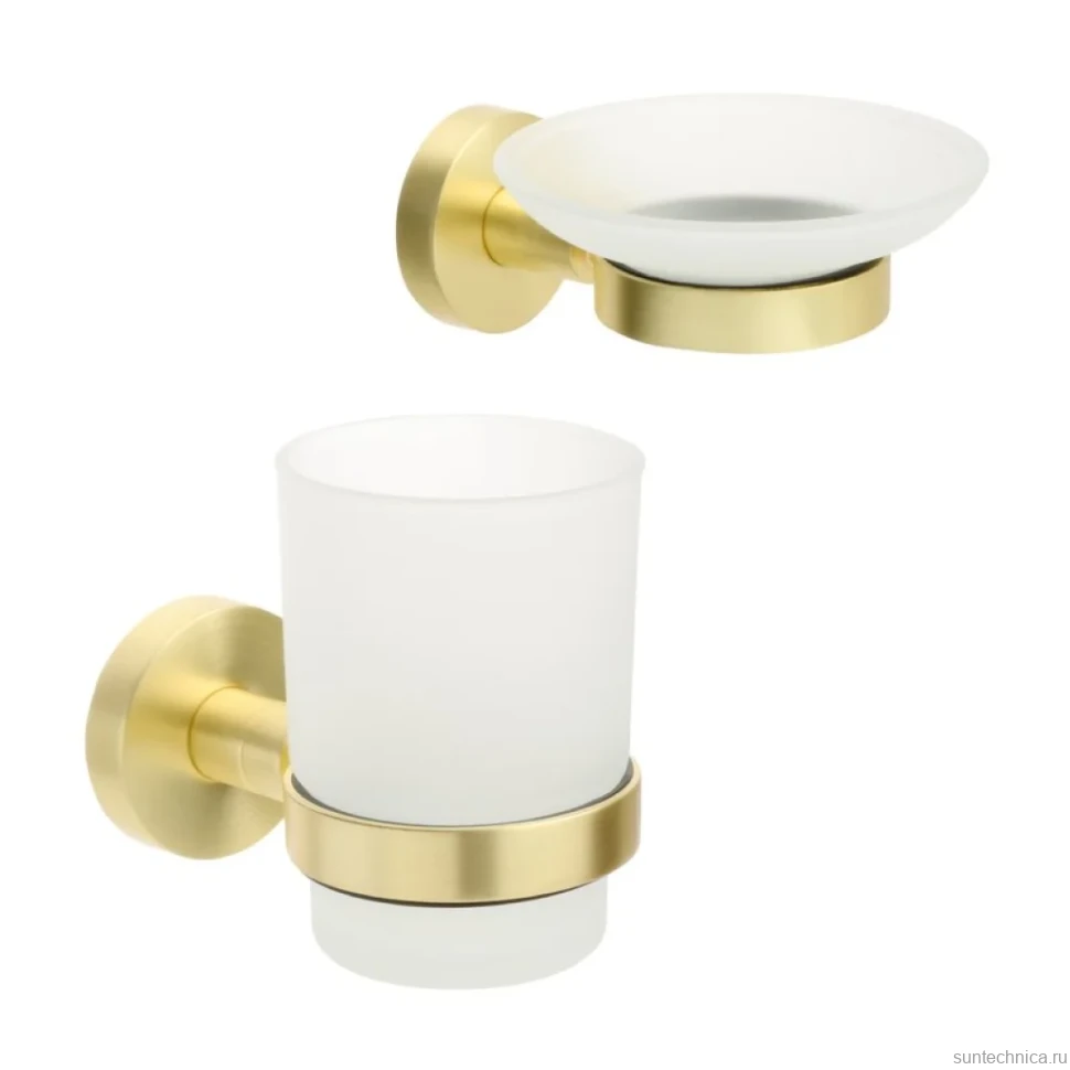 Набор Стакан Fixsen Comfort Gold 87006 + Мыльница 87008
