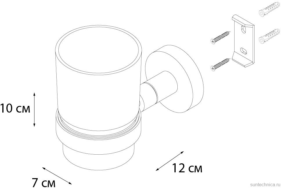 Набор Стакан Fixsen Comfort Gold 87006 + Мыльница 87008