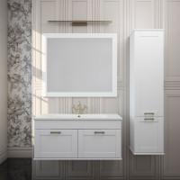 Мебель для ванной комнаты Sanflor Ванесса 95, подвесная, белая