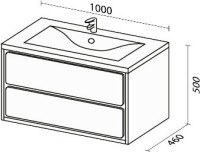Тумба с раковиной Sanvit Бруно 2 100