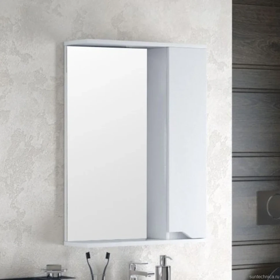Зеркало Corozo Теона 60 R белое