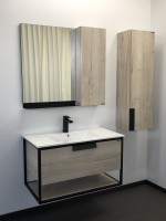 Зеркало Comforty Бонн 90 дымчатый дуб