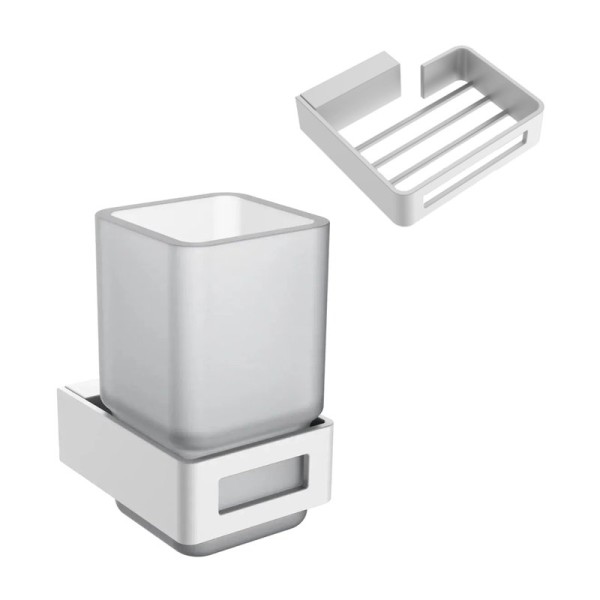 Набор Стакан Boheme Q 10944-MW + Мыльница 10959-MW