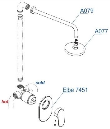 Душевой комплект Wasserkraft A12777