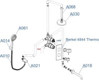 Душевой комплект Wasserkraft A174868 Thermo