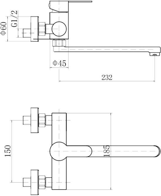 Смеситель для кухни Fashun A54601 сатин