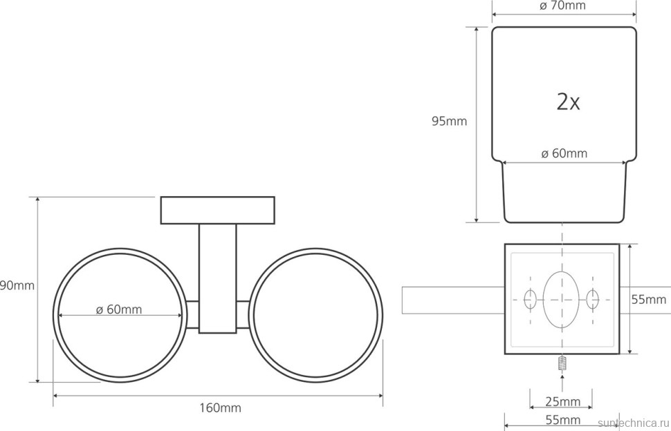 Набор Стакан Bemeta Beta 132110022 + Дозатор 132109102
