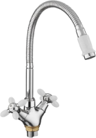 Смеситель для кухни Fashun A43127-8 хром, белый