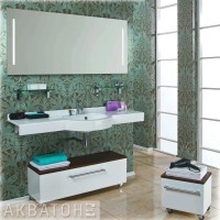 Мебельная раковина AQUATON Отель 150 с навесами и диспенсером