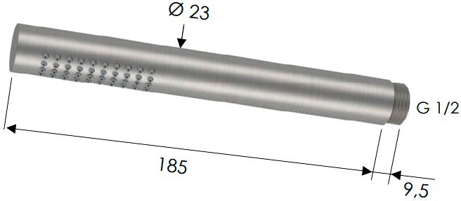 Душевая лейка Remer SS317MMX