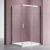 Душевой уголок Vincea Dice VSR-4D1014CL 140х100 см, профиль хром