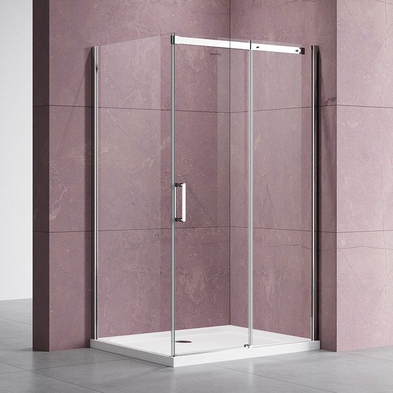 Душевой уголок Vincea Dice VSR-4D1014CL 140х100 см, профиль хром
