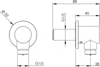 Шланговое подключение Remer SS309