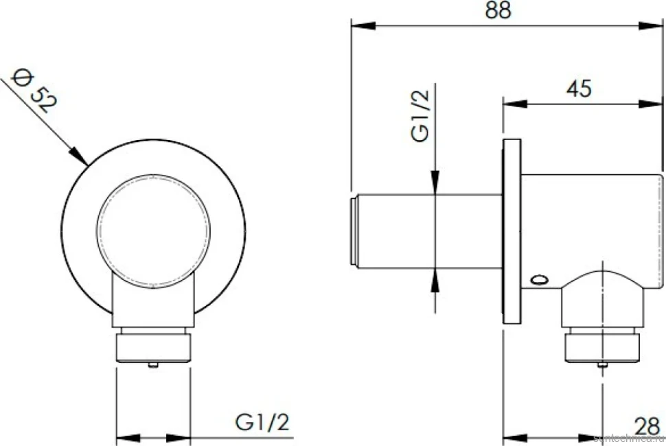 Шланговое подключение Remer SS309