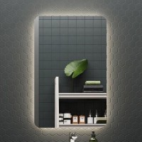 Зеркало KERAMA MARAZZI Pro 55 белое, с подсветкой