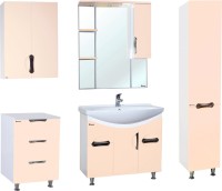 Зеркало Bellezza Лагуна R 75 бежевое