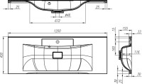 Мебельная раковина BelBagno Marino 120 PR