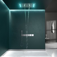 Душевой комплект Timo Petruma SX-5229/00SM С ВНУТРЕННЕЙ ЧАСТЬЮ, с термостатом, хром