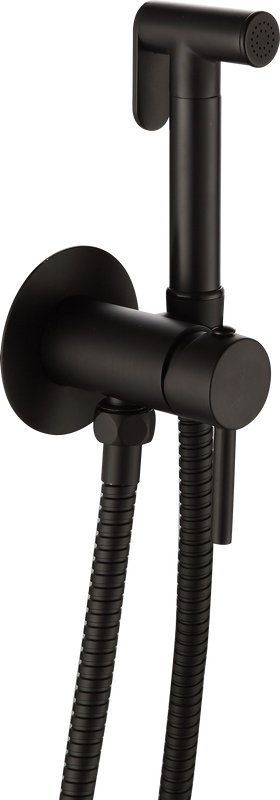 Гигиенический душ Frap F7505-6 со смесителем, С ВНУТРЕННЕЙ ЧАСТЬЮ, черный