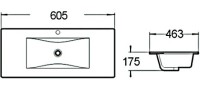 Раковина SantiLine SL-2102 60