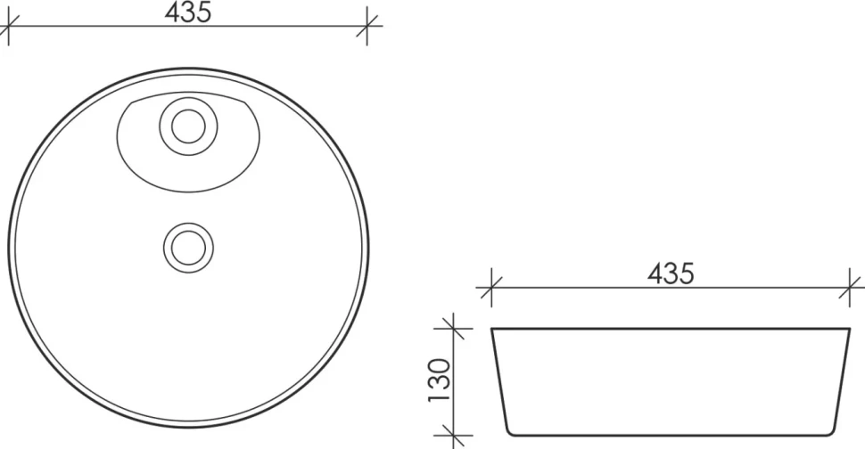 Накладная раковина Ceramicanova Element CN6014