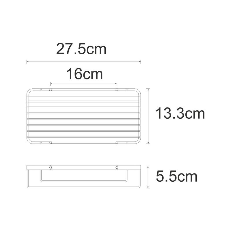 Полка Wasserkraft Kammel 722W white
