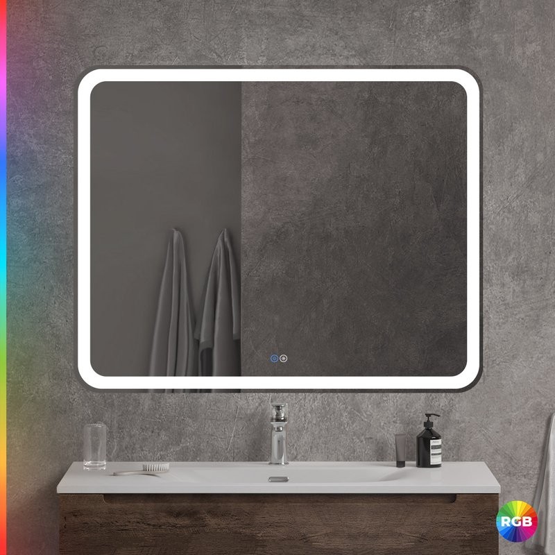 Зеркало Cezares Multicolore 100х80 с подсветкой