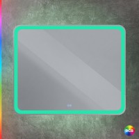 Зеркало Cezares Multicolore 100х80 с подсветкой Зеркало Cezares Multicolore 100х80 с подсветкой