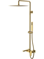 Душевая стойка Boheme Qubic 478-BR bronze