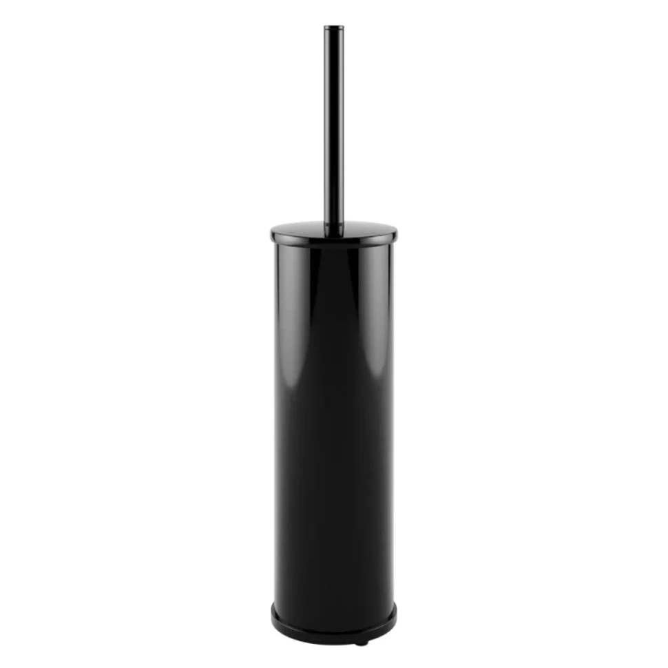 Ершик для унитаза Wasserkraft Glan K-1027POLISHED BLACK черный глянец