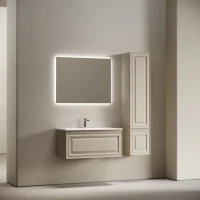 Тумба под раковину Sancos подвесная Very 90 Beige Soft VR90CE