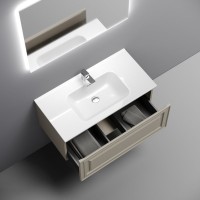 Тумба под раковину Sancos подвесная Very 90 Beige Soft VR90CE Тумба под раковину Sancos подвесная Very 90 Beige Soft VR90CE