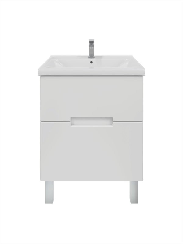 Мебель для ванной комнаты SanStar Ориана 60 напольная, раковина Santek Миранда 60