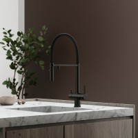 Смеситель для кухни Sancos Imola SC4010MB с гибким изливом, матовый черный