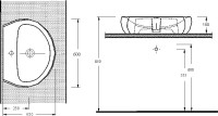 Накладная раковина beWash Bekinger 87601106 60 см черная