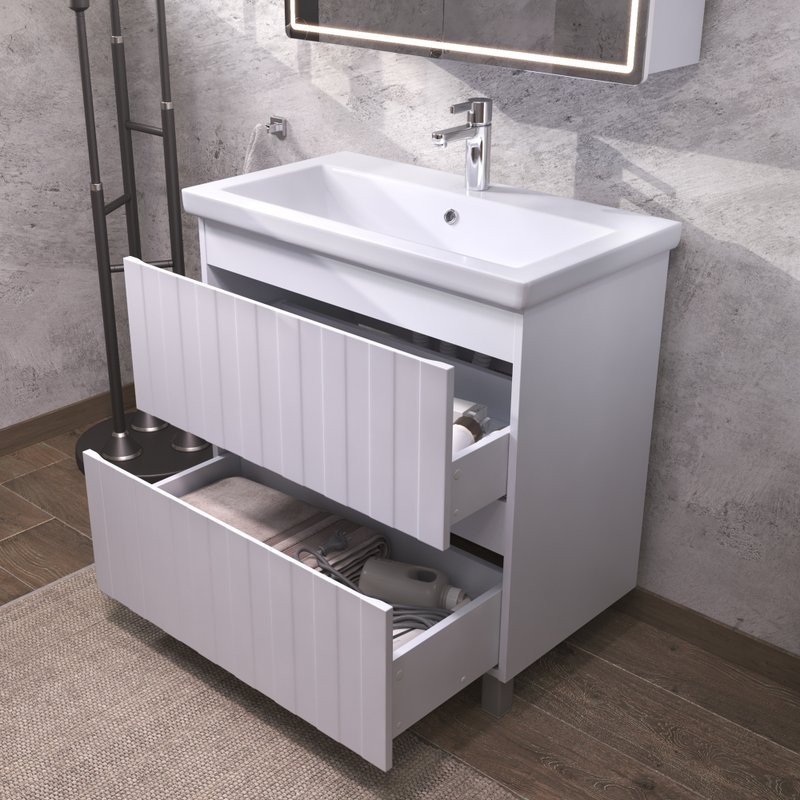 Мебель для ванной комнаты Vigo Finlay 80 белая