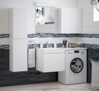 Шкаф-пенал для ванной Corozo Альтаир 35 подвесной Шкаф-пенал для ванной Corozo Альтаир 35 подвесной