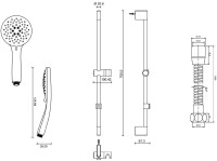 Душевой комплект Jacob Delafon E20847-CP + E32907-CP