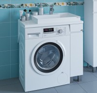Мебель для ванной комнаты СаНта Марс 19 R напольная, 1 дверца, белая