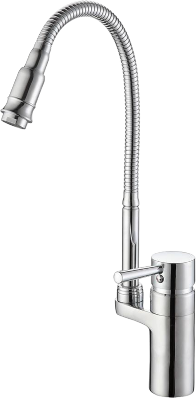 Смеситель для кухни D-lin D157315-Q с гибким изливом, хром