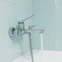 Смеситель для ванны с душем IDDIS Parker PARSB02i02WA глянцевый хром