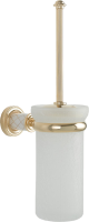 Набор Держатель Boheme Murano 10901-W-G, золото + Ершик 10913-W-G, золото