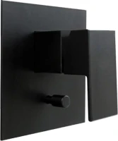 Встраиваемый смеситель для душа и ванны KERAMA MARAZZI Futura 66470EKM.01.093 черный матовый