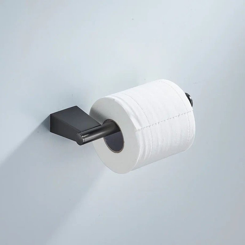 Держатель для туалетной бумаги Shevanik SG5715T, оружейная сталь