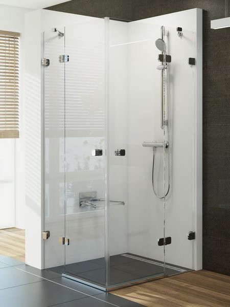 Душевой уголок Ravak Brilliant BSRV4-80 профиль хром, стекло прозрачное Transparent