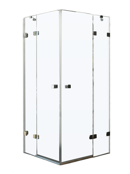 Душевой уголок Ravak Brilliant BSRV4-80 профиль хром, стекло прозрачное Transparent