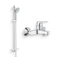 Душевой комплект Смеситель Grohe BauFlow 23601000 + Гарнитур Euphoria 110 Massage 27226001
