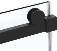 Душевой уголок Vincea Como Soft VSR-1CS1015CLB 150x100 см профиль черный, стекло прозрачное