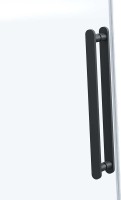 Душевой уголок Vincea Como Soft VSR-1CS1015CLB 150x100 см профиль черный, стекло прозрачное