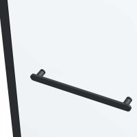 Душевой уголок Vincea Como Soft VSR-1CS1015CLB 150x100 см профиль черный, стекло прозрачное